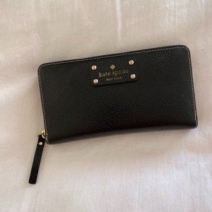 Kate Spade Black Leather Wallet